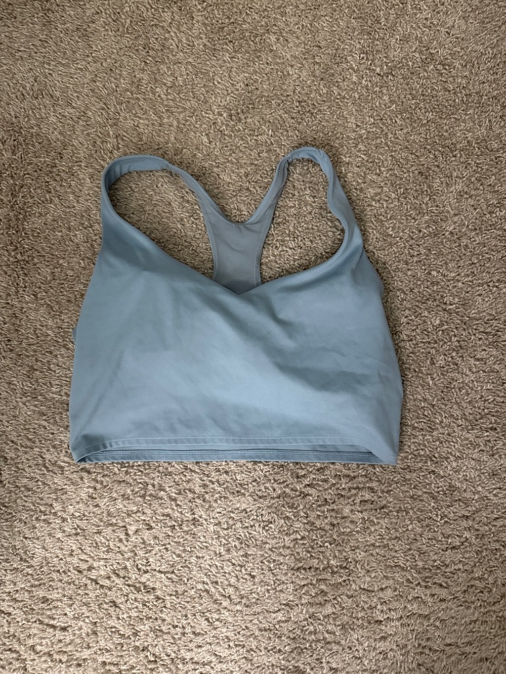 PINK Victoria's Secret Light Blue Racerback Sports Bra